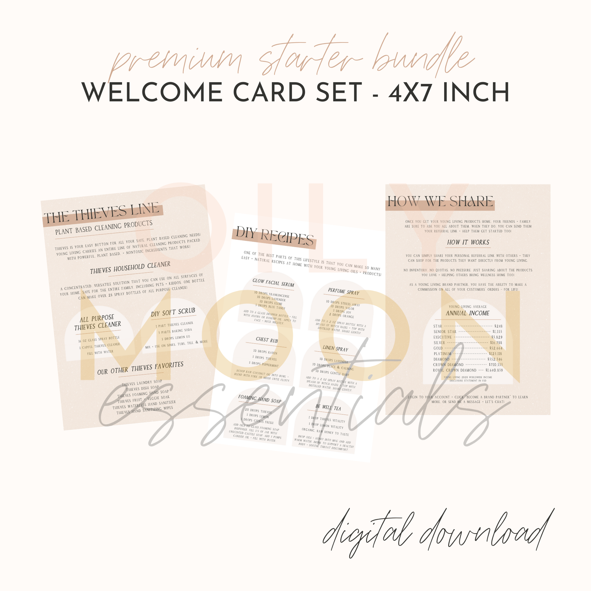 New Customer - Welcome Card Set - 4x6 inch | Digital Download - Image 4